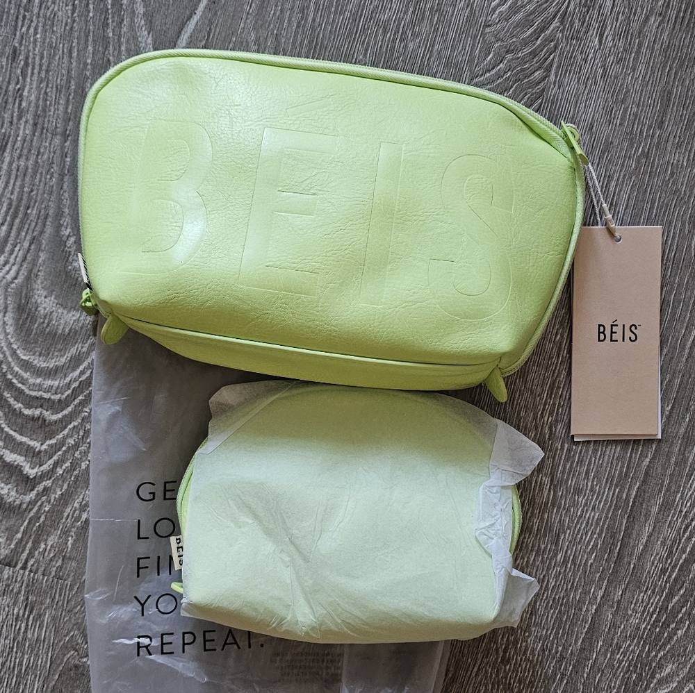 NWT Beis Citron Cosmetic Baga